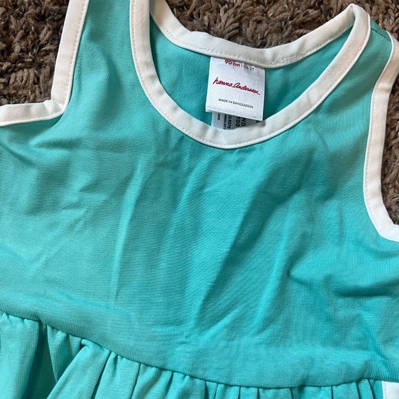 NEW in package Hanna Andersson racerback skater dress with pockets tide pool 3T - Picture 5 of 6